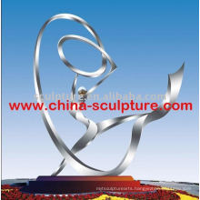 Outdoor Modern Arts Stainless steel Sculpture for garden decoration